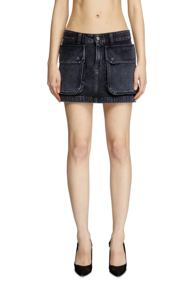 de-ton Mini skirt in batavia-weave denim