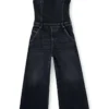 de-vors Strappy jumpsuit in batavia-weave denim