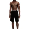 devin-d-pop Cotton lounge shorts with Diesel logo