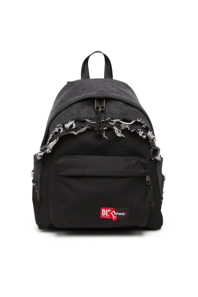 diesel day pak’r Backpack in destroyed denim and CORDURA®