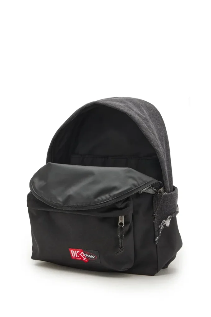 diesel day pak’r Backpack in destroyed denim and CORDURA®