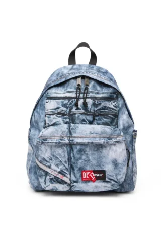 diesel day pak’r Backpack in trompe l’oeil denim