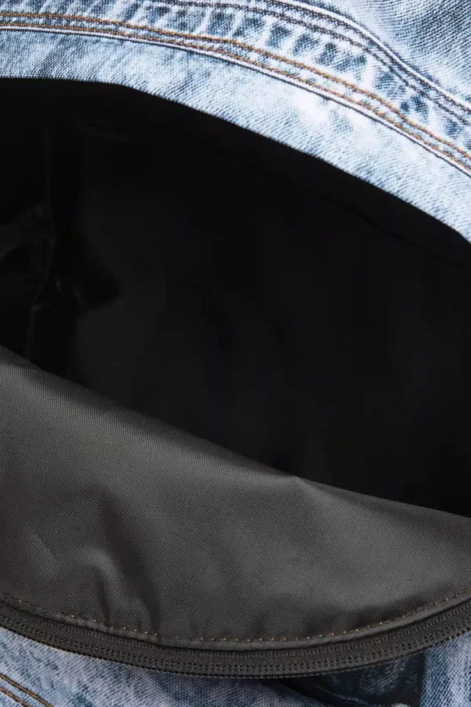 diesel day pak’r Backpack in trompe l’oeil denim