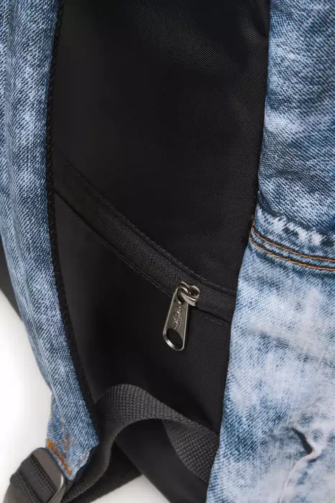 diesel day pak’r Backpack in trompe l’oeil denim
