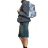 diesel day pak’r Backpack in trompe l’oeil denim