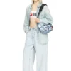 diesel shoulder bag Multipocket bag in trompe l’oeil denim