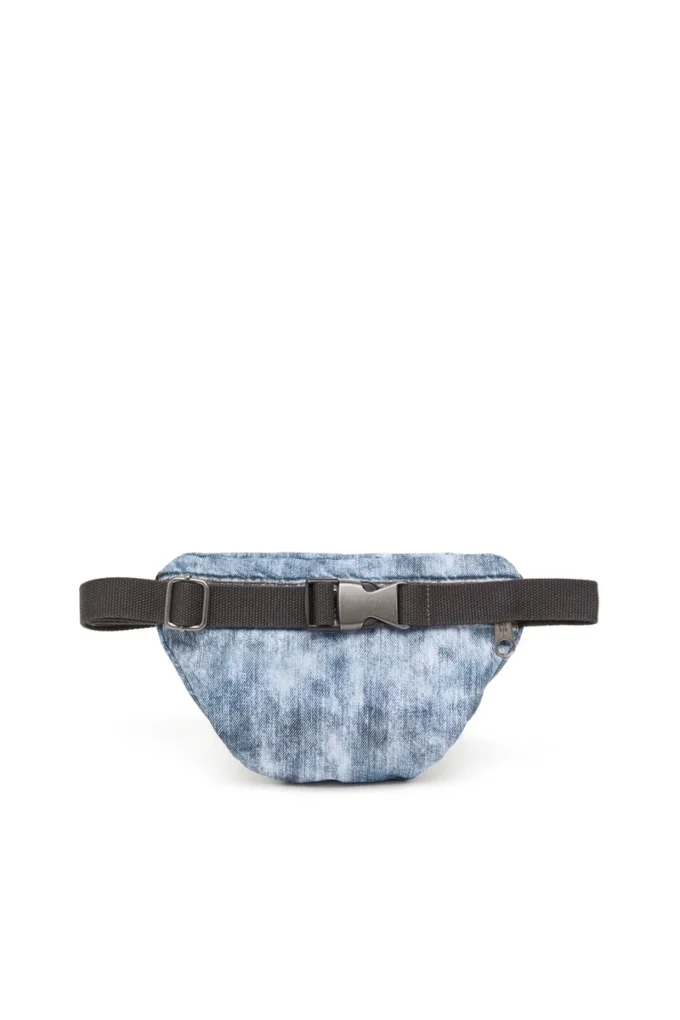 diesel springer Belt bag in trompe l’oeil denim