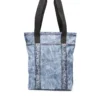diesel tote Tote bag in trompe l’oeil denim