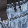 diesel tote Tote bag in trompe l’oeil denim