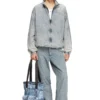 diesel tote Tote bag in trompe l’oeil denim