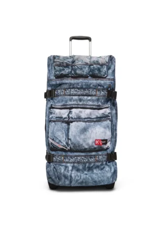 diesel transit’r l Travel trolley in trompe l’oeil denim