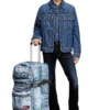 diesel transit’r l Travel trolley in trompe l’oeil denim