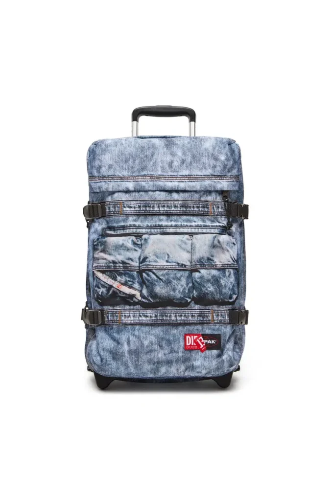 diesel transit’r s Cabin bag in trompe l’oeil denim
