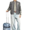 diesel transit’r s Cabin bag in trompe l’oeil denim