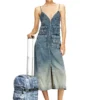 diesel transit’r s Cabin bag in trompe l’oeil denim