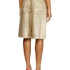 dile_luna shorts Shorts in distressed metallic denim