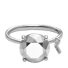 dl1353040 sterling silver jewel Diamond Cut Sterling Silver Ring