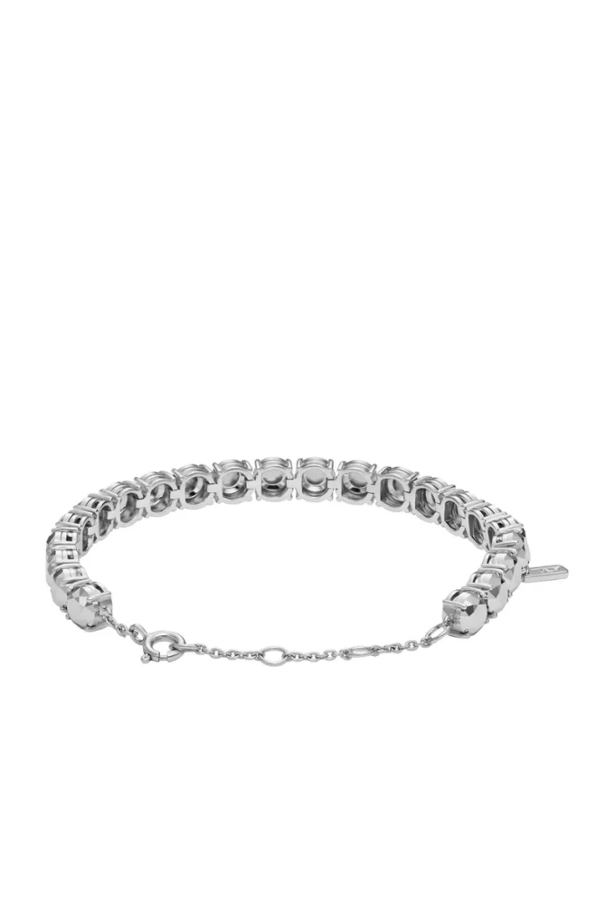 dl1354040 sterling silver jewel Sterling Silver Diamond Cut Bracelet