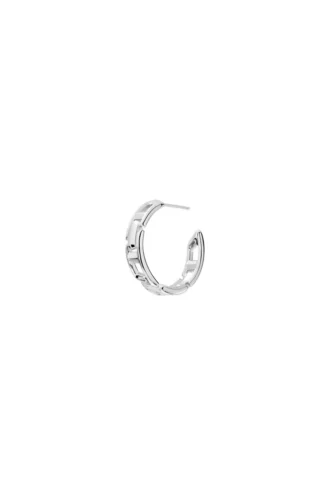 dl1361040 sterling silver jewel Sterling silver hoop earring