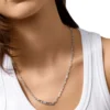 dl1364040 sterling silver jewel Sterling silver chain necklace