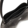 double-d shoulder Double-D-Rigid shoulder bag in brushed PU