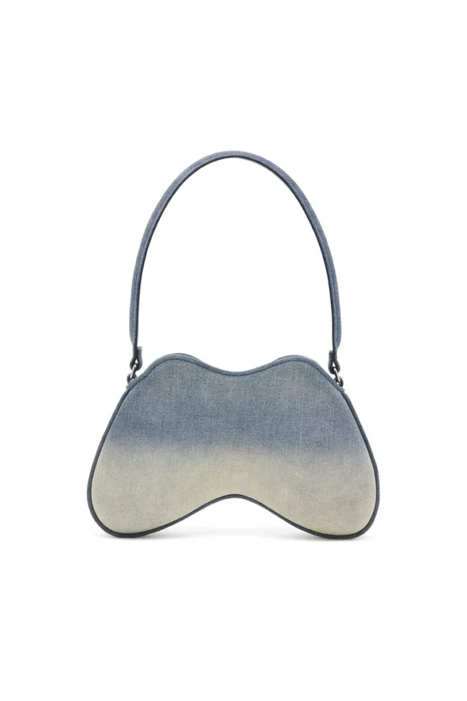 double-d shoulder Double-D-Shoulder bag in solarised denim
