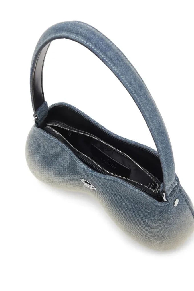 double-d shoulder Double-D-Shoulder bag in solarised denim