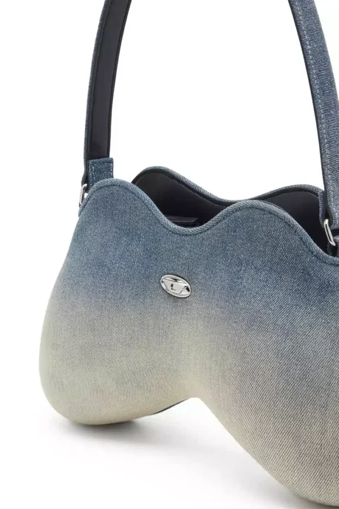 double-d shoulder Double-D-Shoulder bag in solarised denim