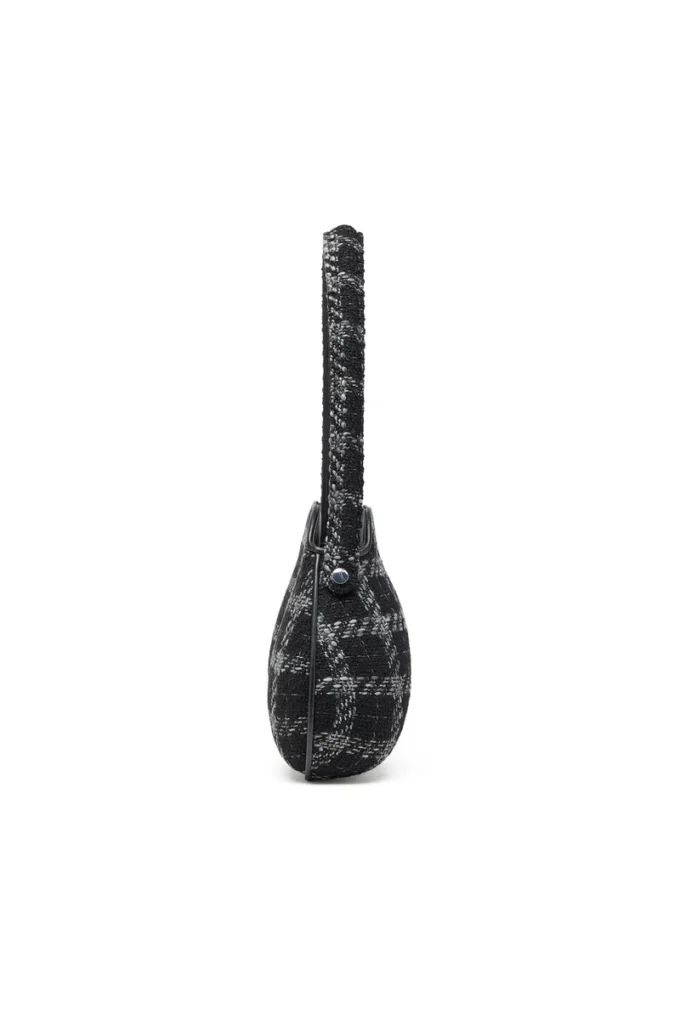 double-d shoulder Double-D-Shoulder bag with houndstooth motif
