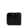 dsl 3d- bi fold coin zip xs Leather zip wallet with embossed logo