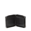 dsl 3d- bi fold coin zip xs Leather zip wallet with embossed logo