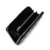 dsl 3d -continental zip l Long zip wallet in logo-embossed leather