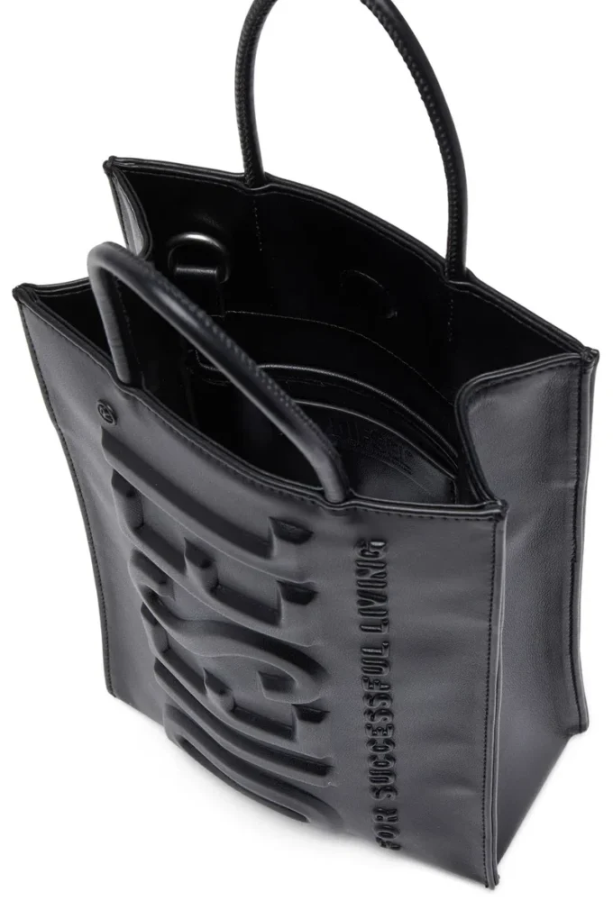 dsl 3d shopper m x Dsl 3D M-PU tote bag with embossed logo