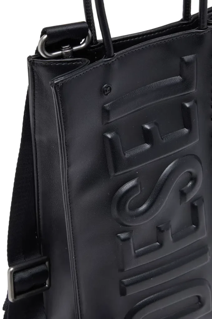 dsl 3d shopper m x Dsl 3D M-PU tote bag with embossed logo