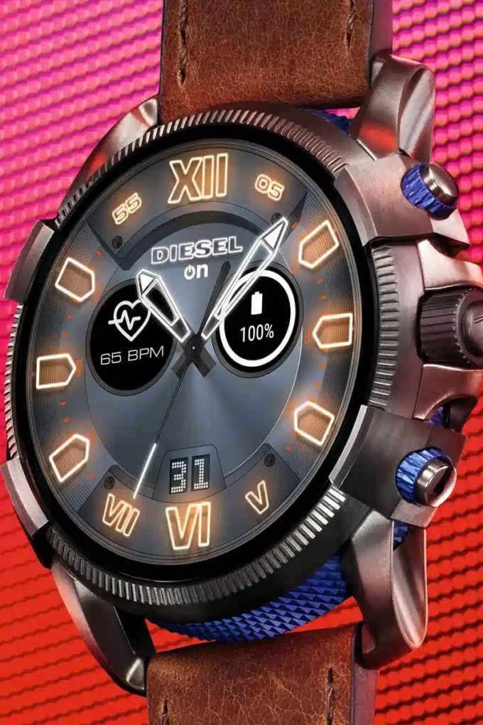 dt2009 Full Guard 2.5 smartwatch brown leather
