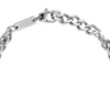 dx1445 Red enamel and stainless steel chain bracelet