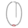 dx1446 Red enamel chain necklace