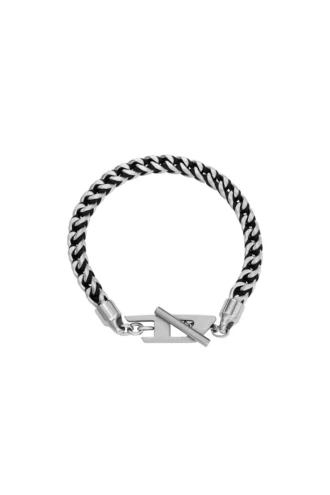 dx1540040 Stainless Steel Woven Chain Bracelet