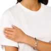 dx1540040 Stainless Steel Woven Chain Bracelet