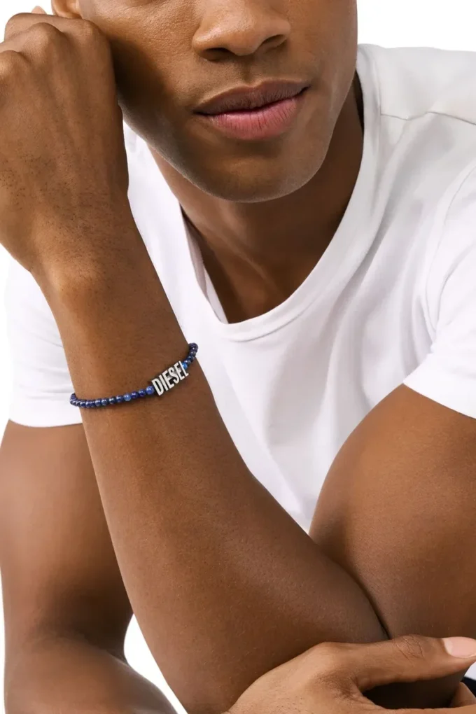 dx1544040 jewel Blue Agate Beaded Bracelet