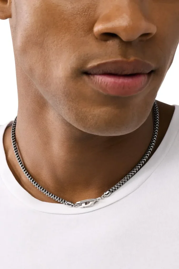 dx1552040 jewel Stainless Steel Chain Necklace