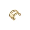 dx1569710 jewel Gold-Tone Stainless Steel Band Ring