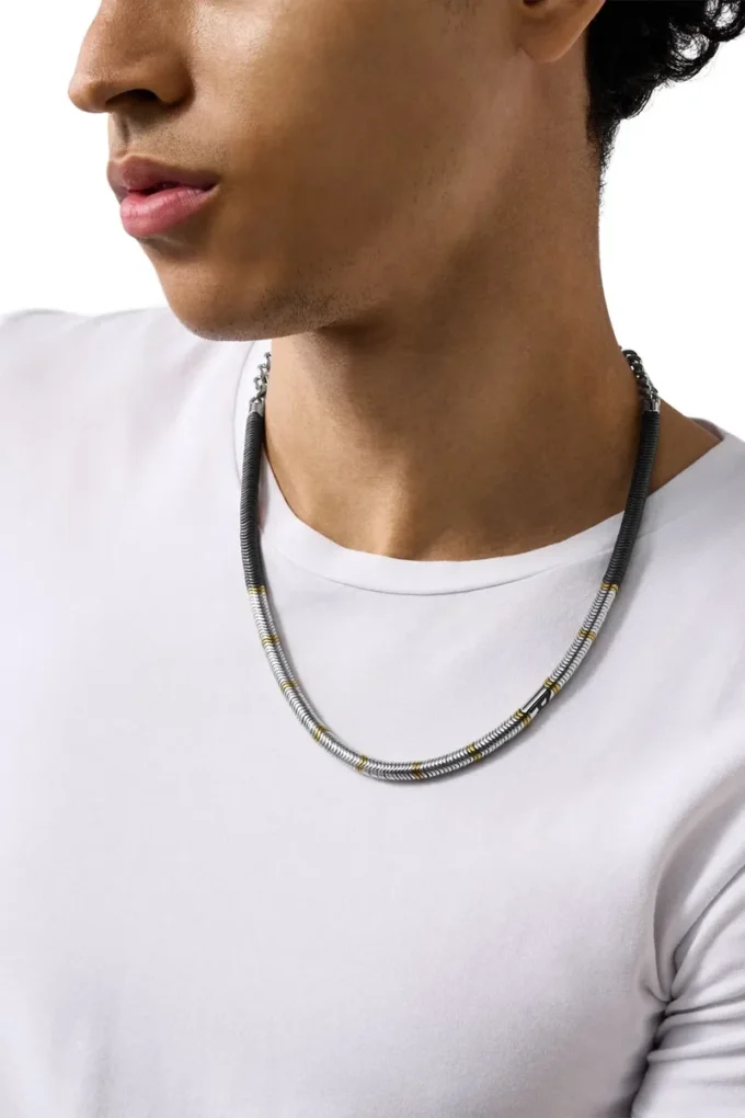 dx1575931 jewel Hematite Beaded Necklace