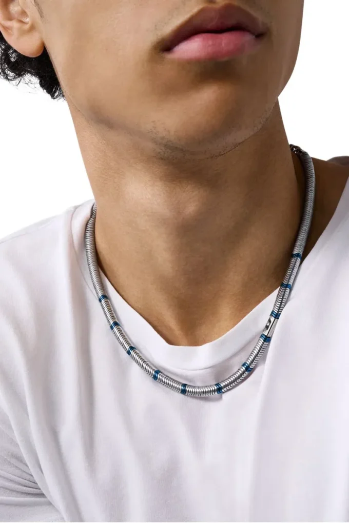 dx1576931 jewel Hematite Beaded Necklace