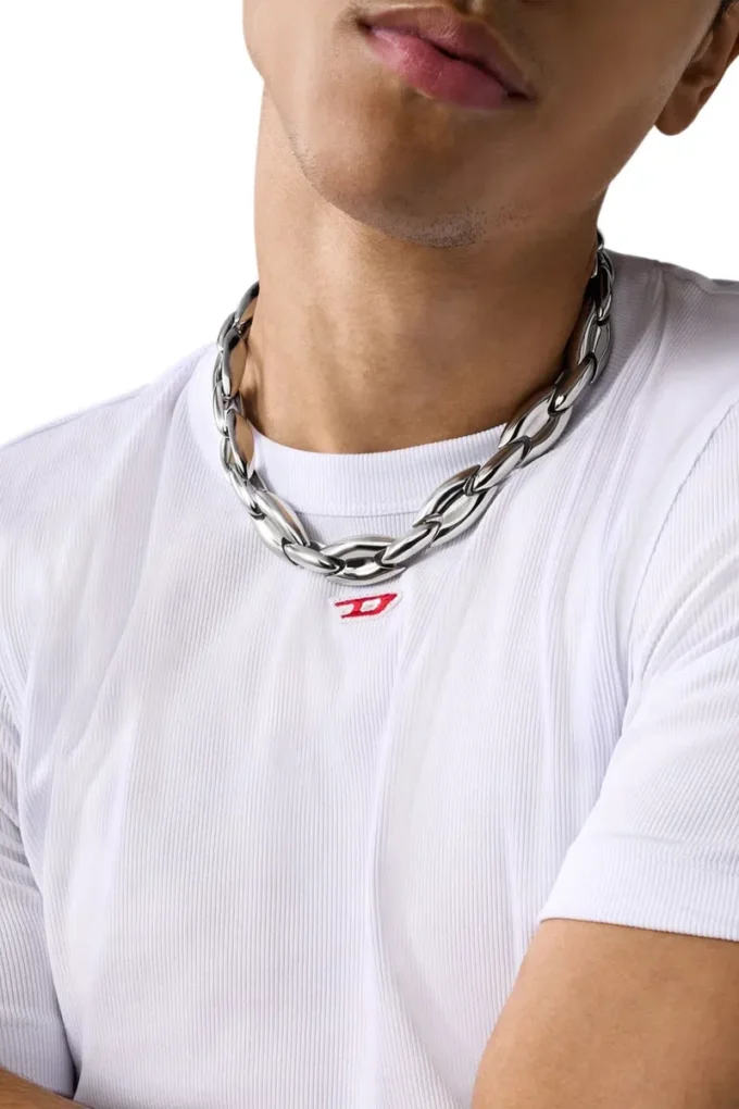 dx1586040 jewel Stainless Steel Chain Necklace