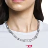 dx1600040 Stainless Steel and Brass Chain Necklace