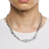 dx1600040 Stainless Steel and Brass Chain Necklace