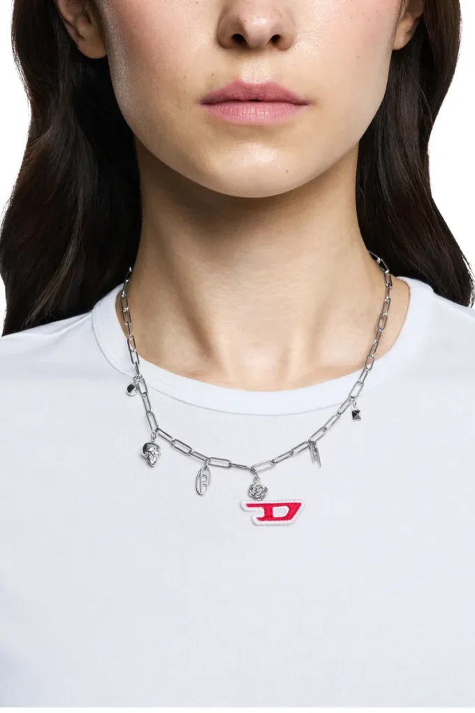 dx1605040 Stainless Steel Charm Necklace