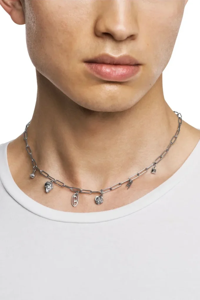 dx1605040 Stainless Steel Charm Necklace