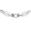 dx1616040 Stainless Steel and Silicone Metamorph Chain Necklace